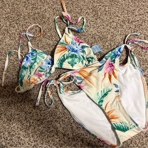 Shade & Shore Floral Bikini Set - Multicolor